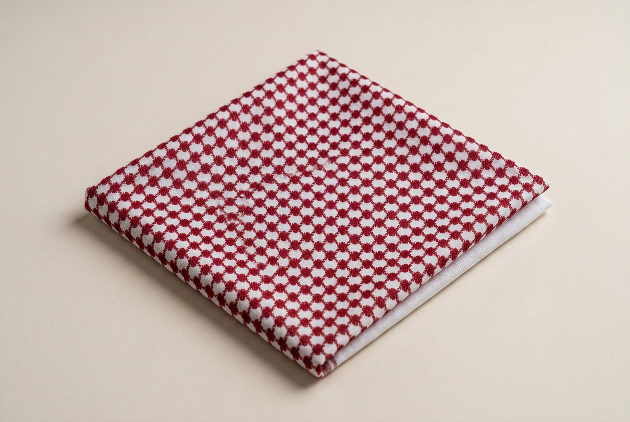 Heritage Check — KHAIT Premium Ghutra detail