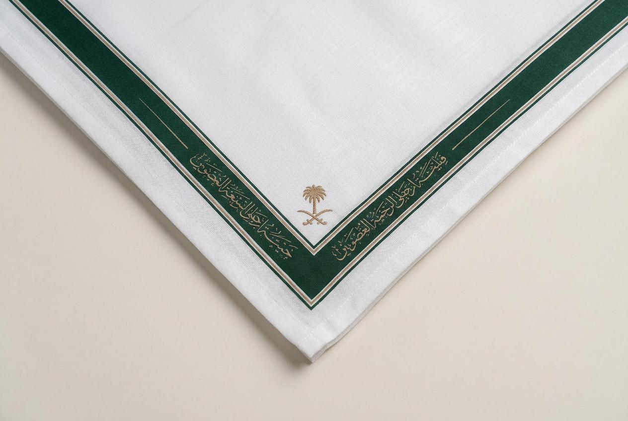 Kingdom Edge — KHAIT Premium Ghutra detail