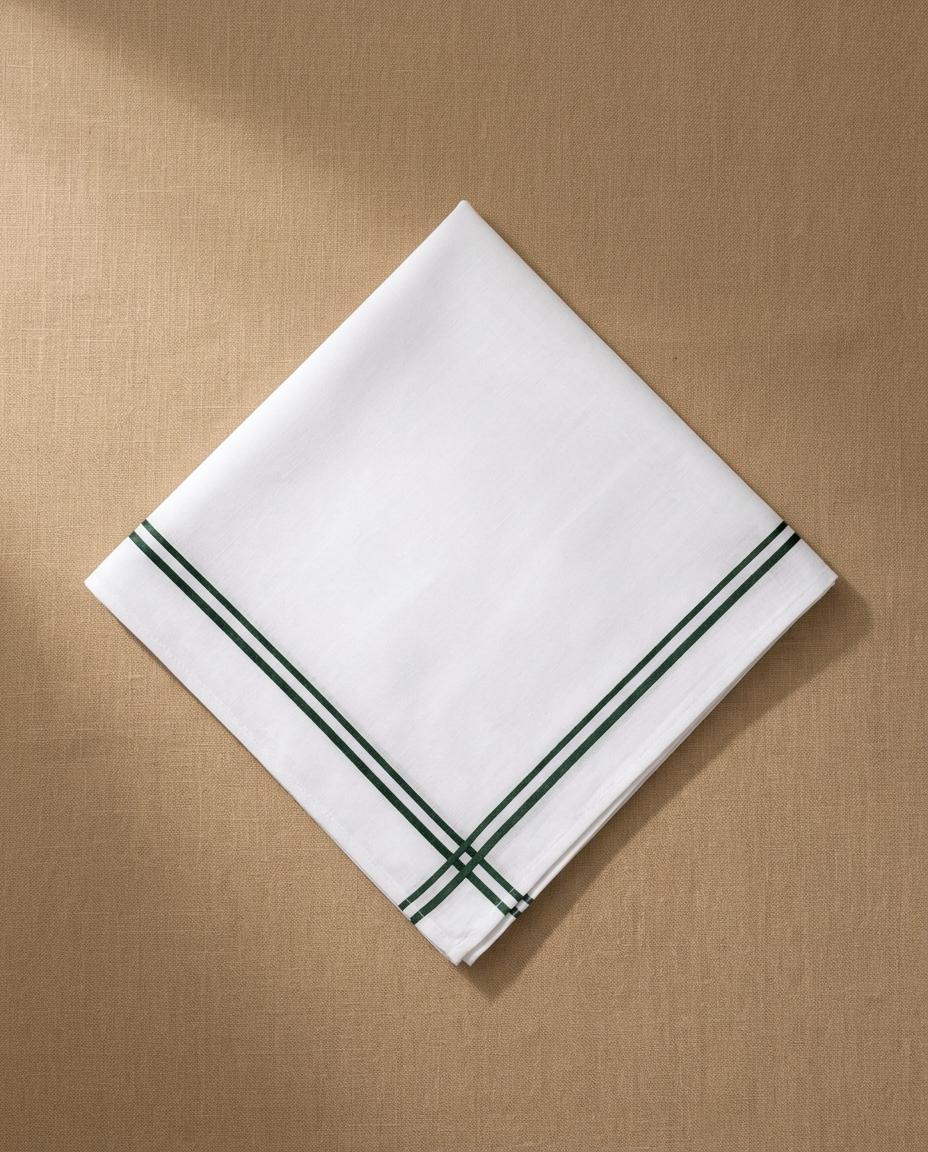 Emblem Stripe ghutra (shemagh) fabric design