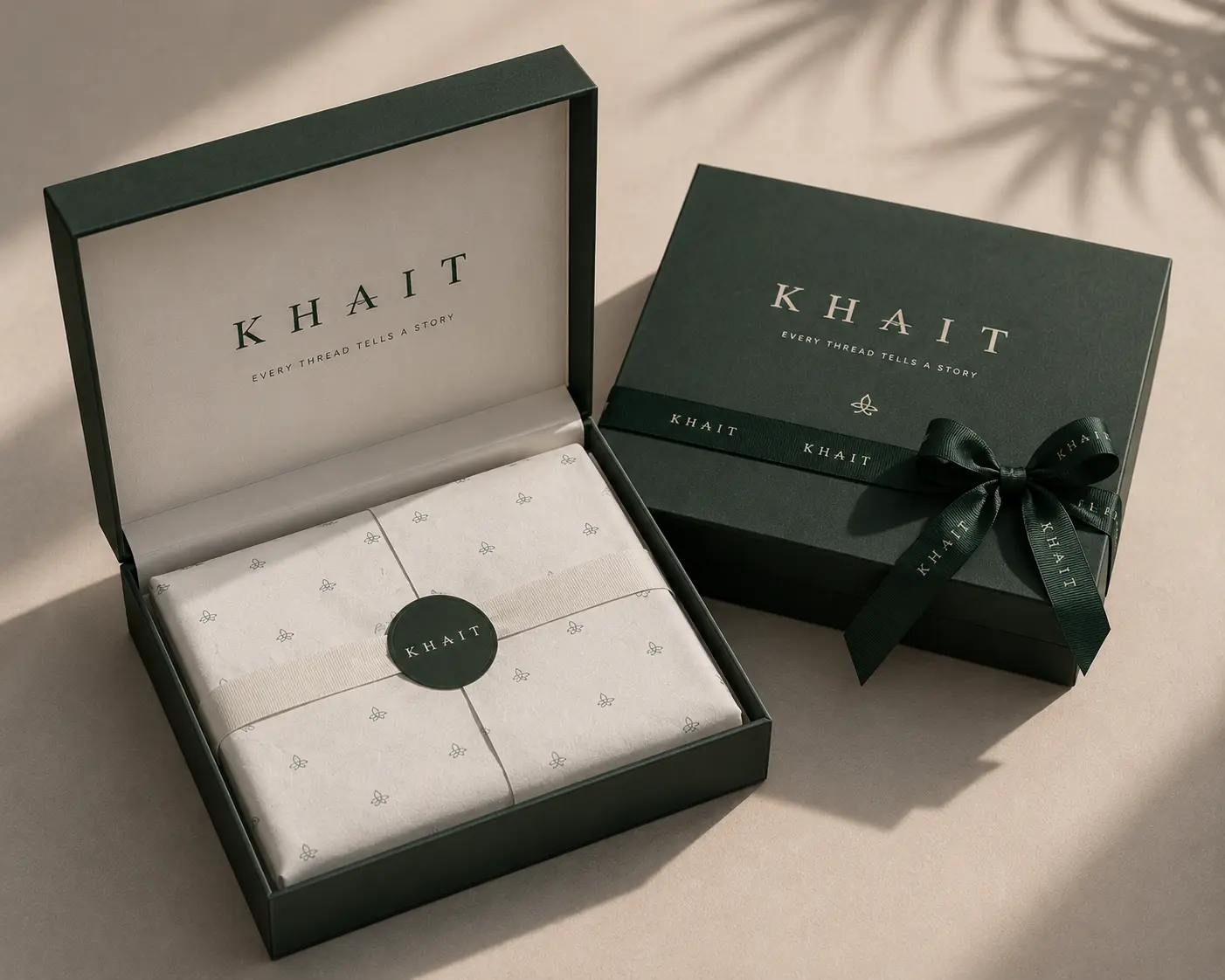 KHAIT luxury gift box for the Green Edition